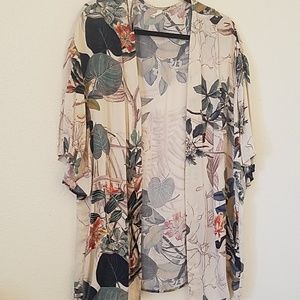 Tropical Pinkblush Kimono